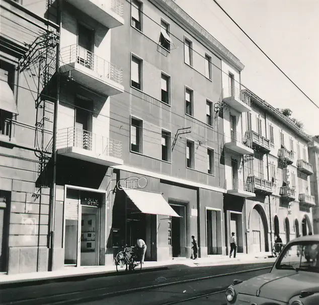 Il negozio Franz nel 1957